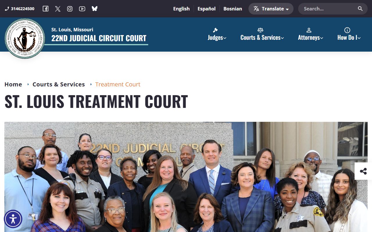 St. Louis City treatment court records and veterans court overview